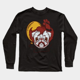 My scary pug Long Sleeve T-Shirt